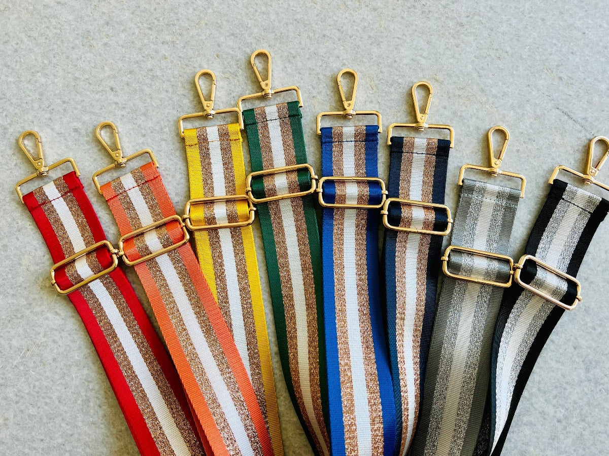 Crossbody purse strap - game day purse strap - guitar strap - bag strap