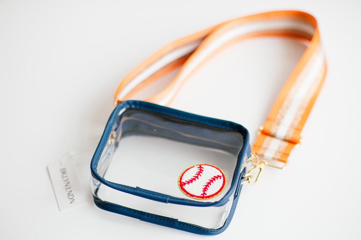Clear Stadium Bag - Clear Crossbody Purse - Customizable Stadium Bag - Clear Concert purse - Clear Crossbody Bag - Clear Bag - gameday purse