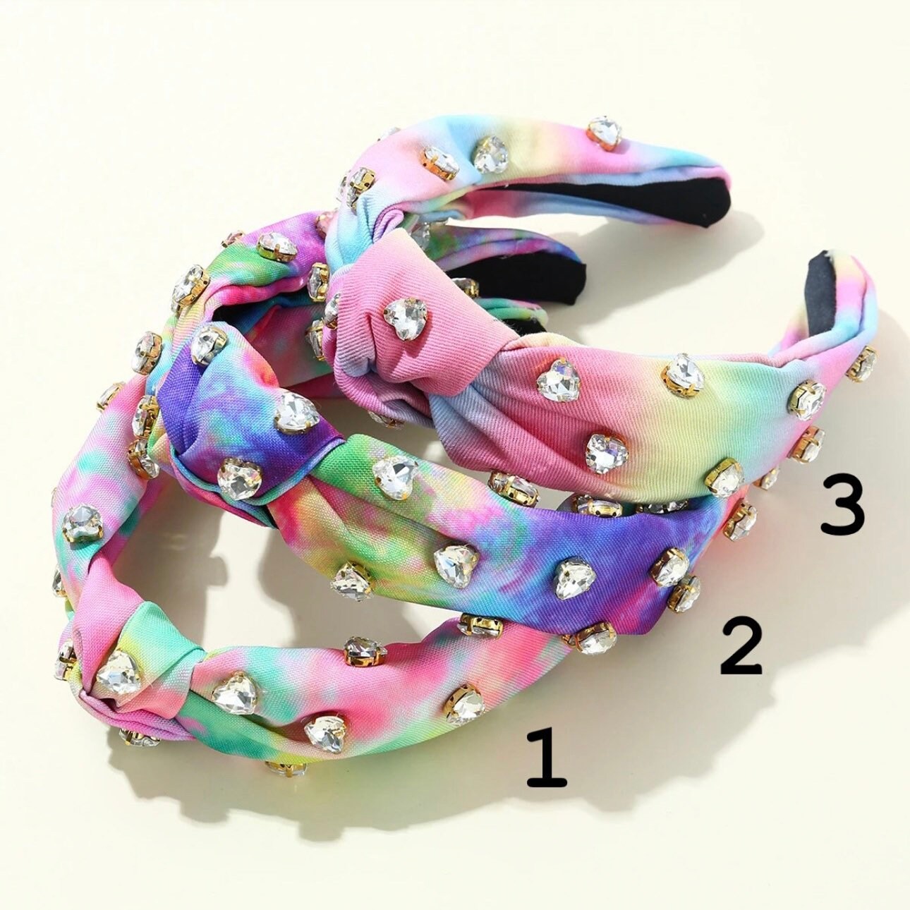 Designer Headband - Spring Headband - Jeweled Headband - Crystal Headband - Womens Headband - Mommy and Me Headband - Girls Headband