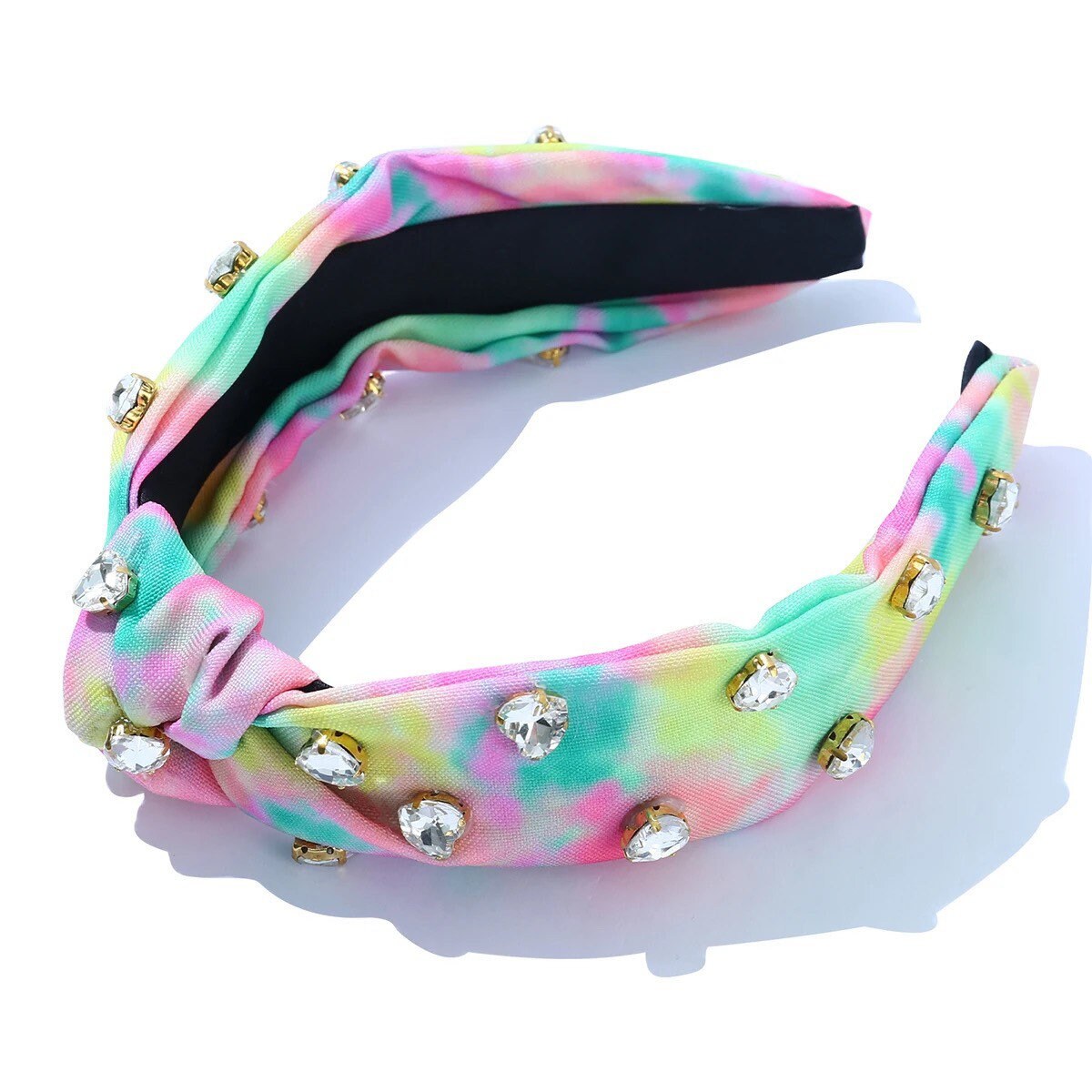 NEW Knotted Headbands- Crystal Bling Headbands with jewels- Tie Dye Headband- Easter Headband- Designer Headband- Heart Headband