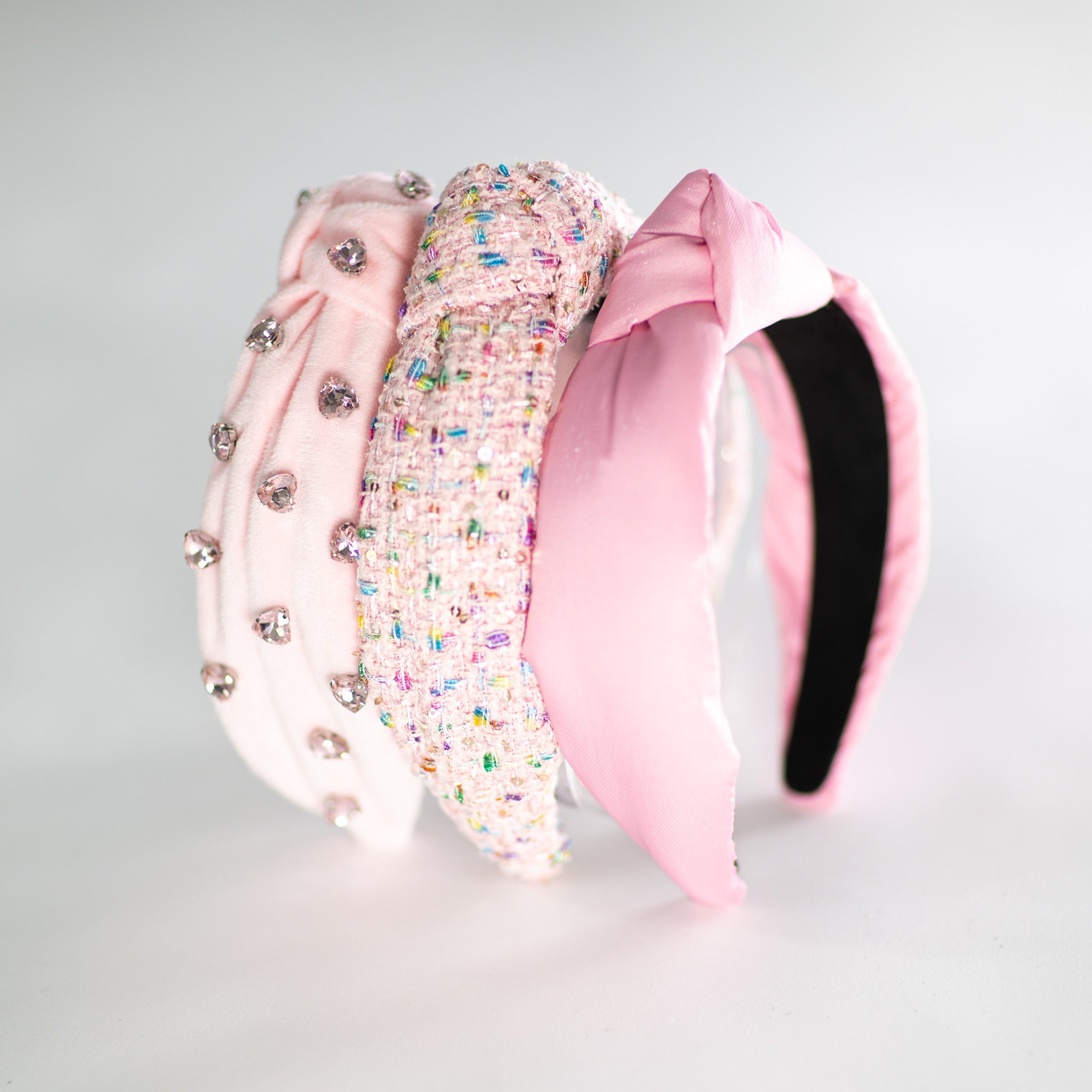 Knotted Headband- Pink Sparkle