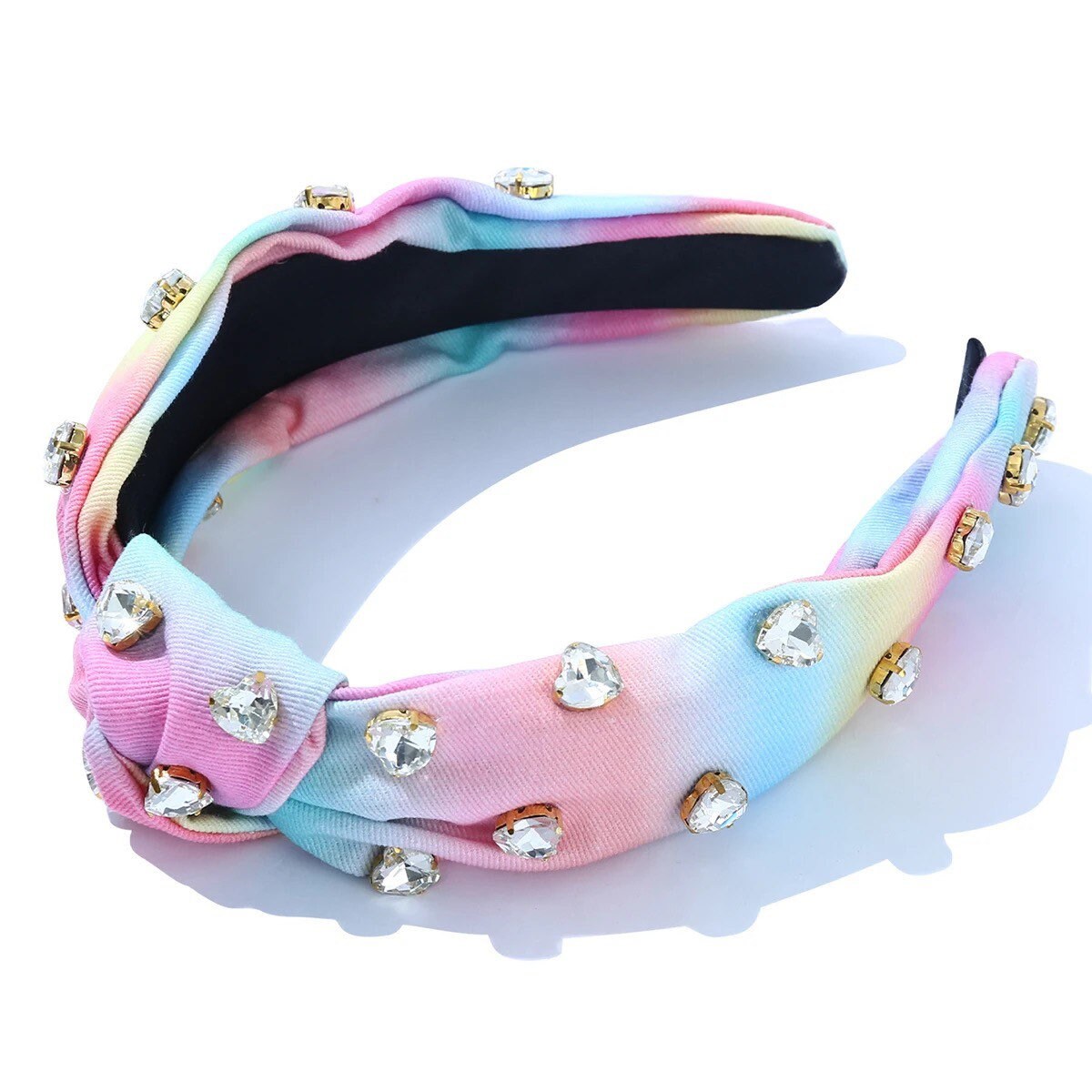 NEW Knotted Headbands- Crystal Bling Headbands with jewels- Tie Dye Headband- Easter Headband- Designer Headband- Heart Headband
