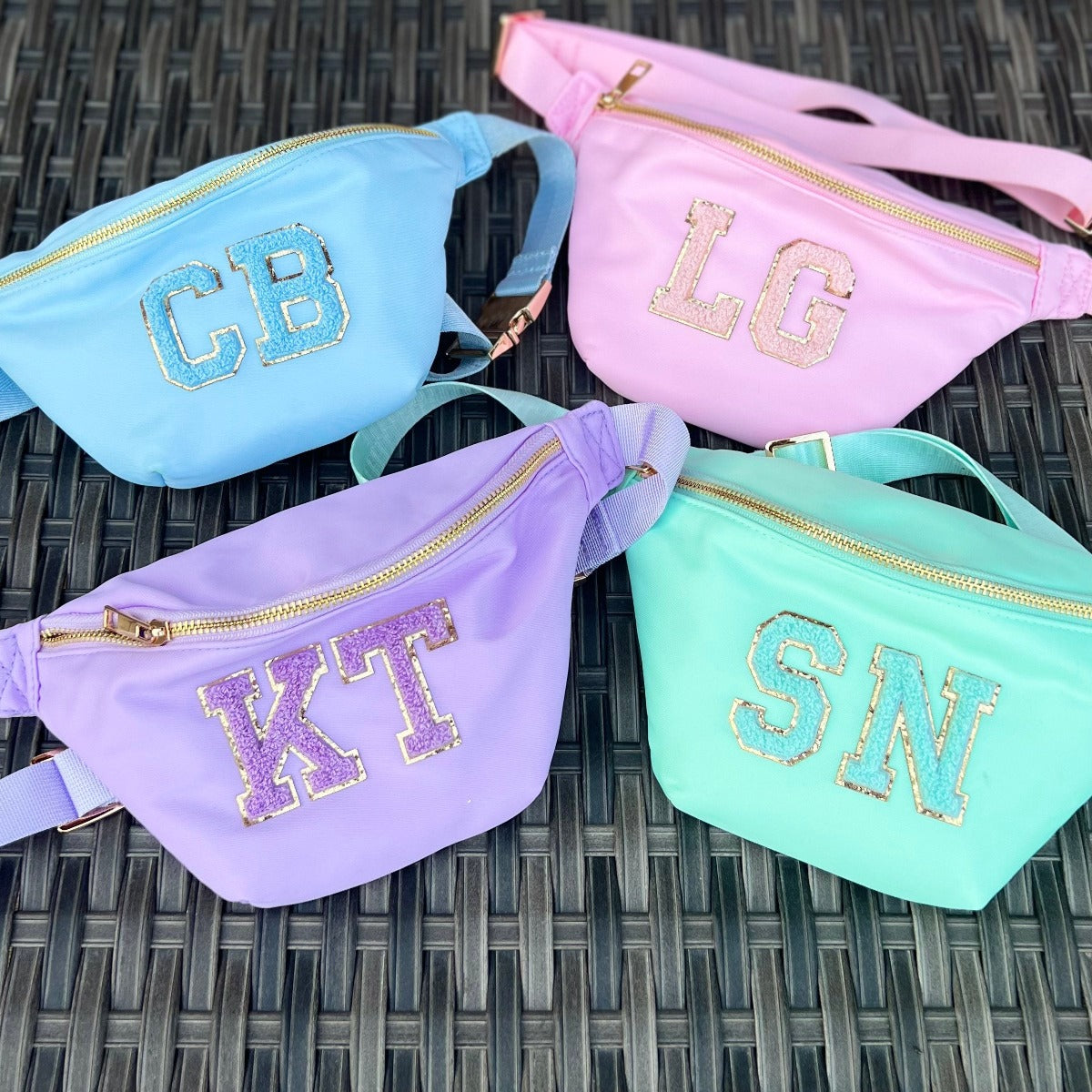 NEW!! Nylon Fanny Pack - Personalized Fanny Pack - Patch Bag - Custom Gift - Bachelorette Party - Bride Gift - Bridesmaid Gift